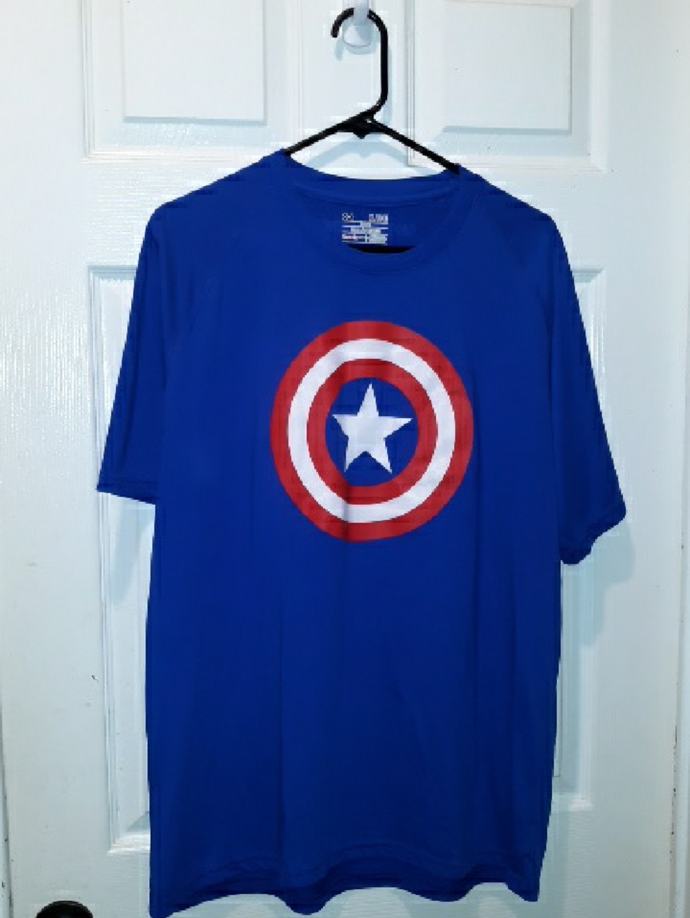 Under Armour "Captain America" Marvel Loose Heatgear T-Shirt 2014